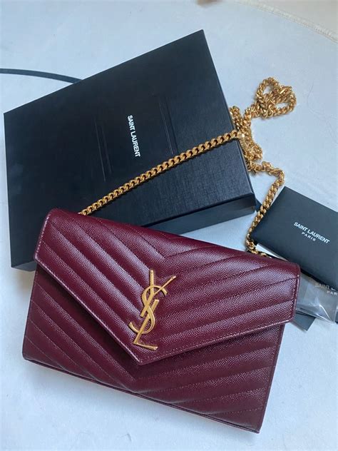 ysl nude wallet on chain|YSL wallet on chain used.